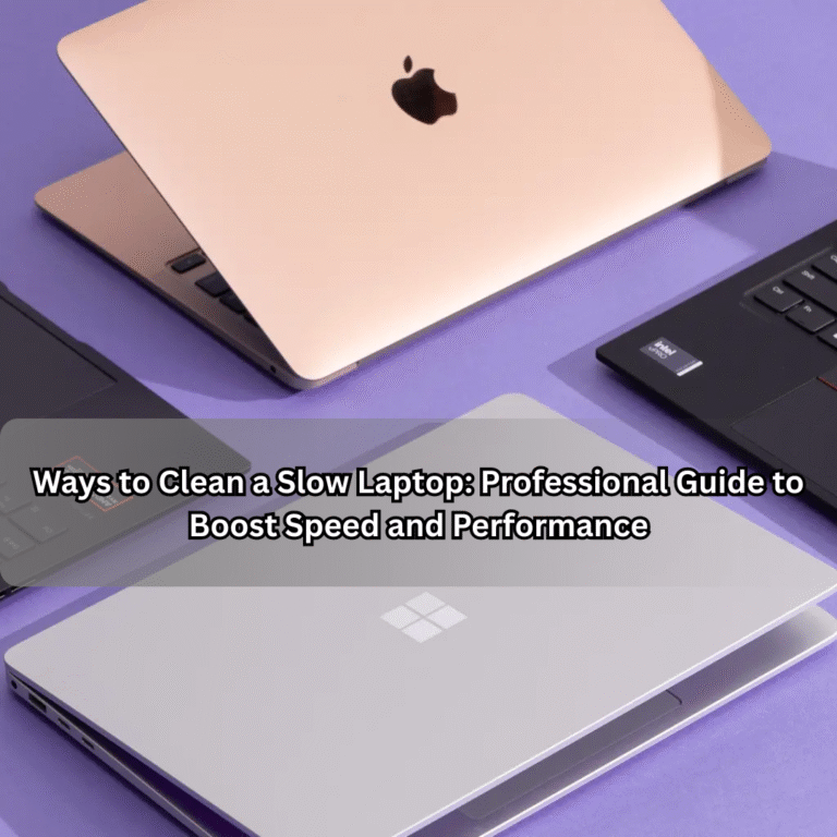Ways to Clean a Slow Laptop: Professional Guide to Boost Speed and Performance Ways to Clean a Slow Laptop