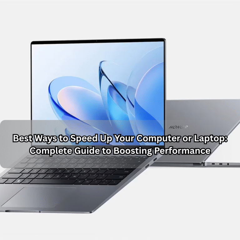 Best Ways to Speed Up Your Computer or Laptop: Complete Guide to Boosting Performance Computer or Laptop