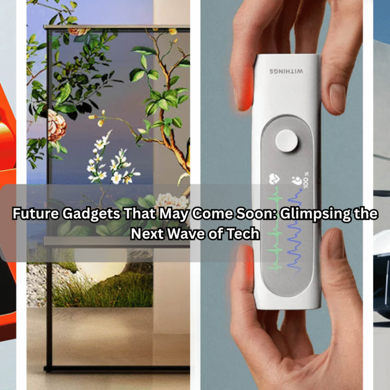 Future Gadgets That May Come Soon: A Glimpse into Tomorrow’s Everyday Technology Future Gadgets That May Come Soon